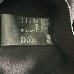 black pants